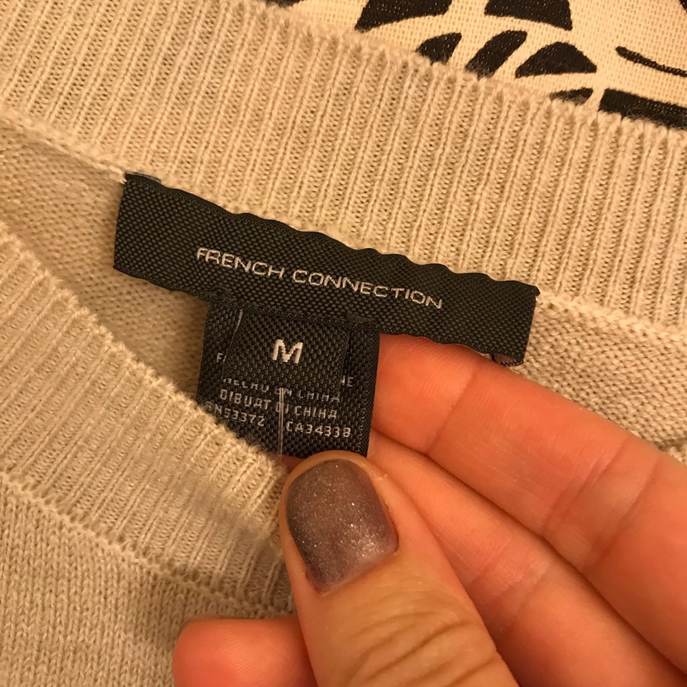 NWT French Connection neutral sweater - Picture 4 of 5